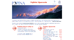 Desktop Screenshot of alpenverein.popina.cz